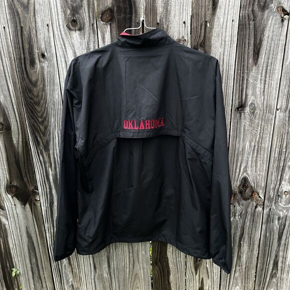 Nike OU Oklahoma Sooners Storm-Fit Windbreaker Full Zip Jacket Official Medium - Picture 12 of 16